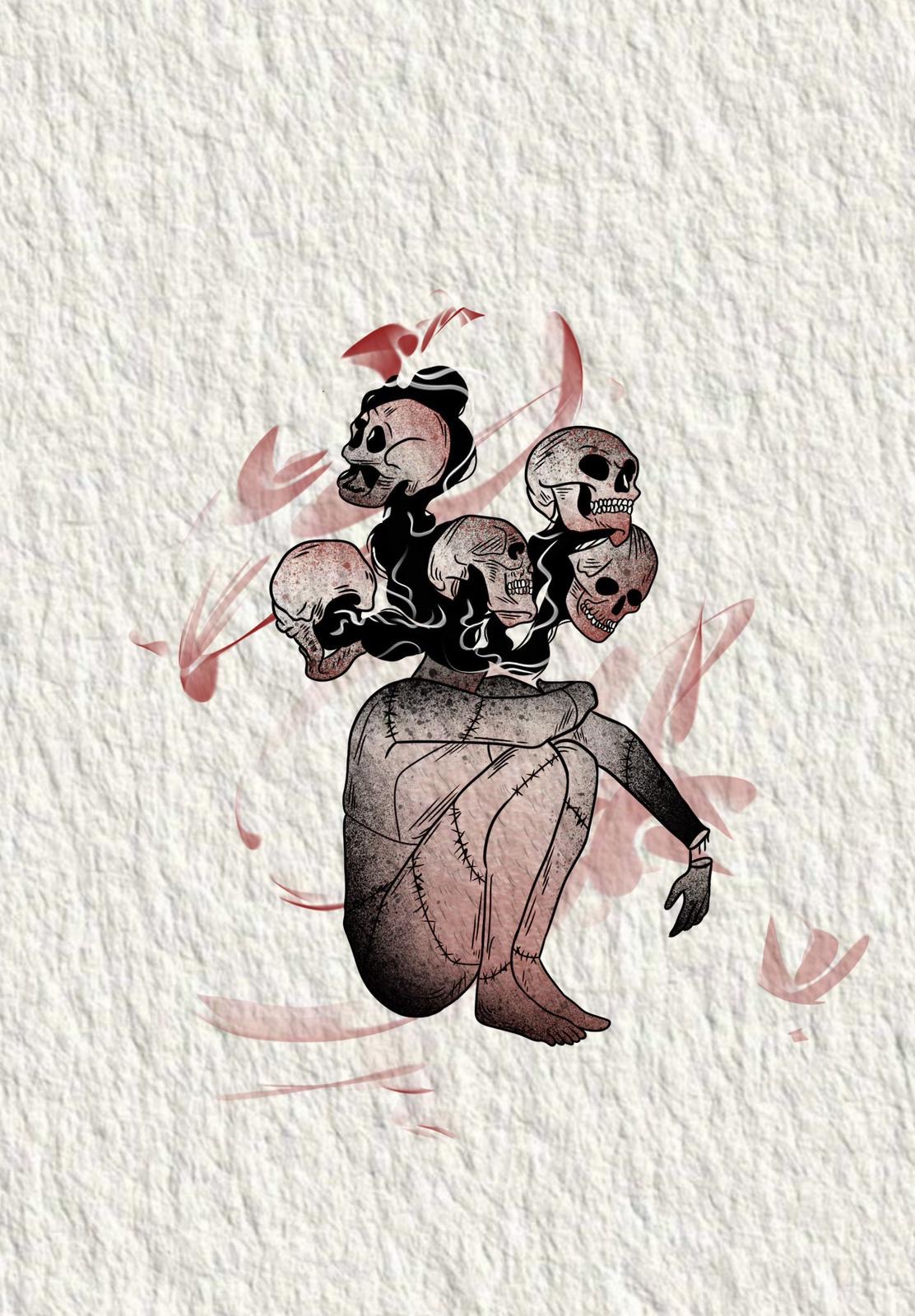 Dragon with head design